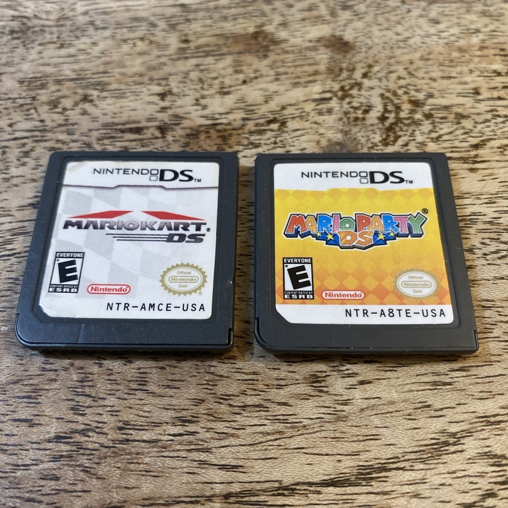 Mario Kart DS Mario Party 64 DS AUTHENTIC GENUINE Game Lot pf 2 Nintendo DS OEM - Picture 6 of 6